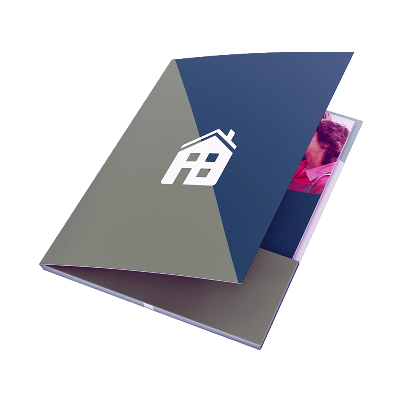 Customized folders for business image