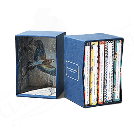 Custom Hinged Lid Book Style Gift Box For Perfume