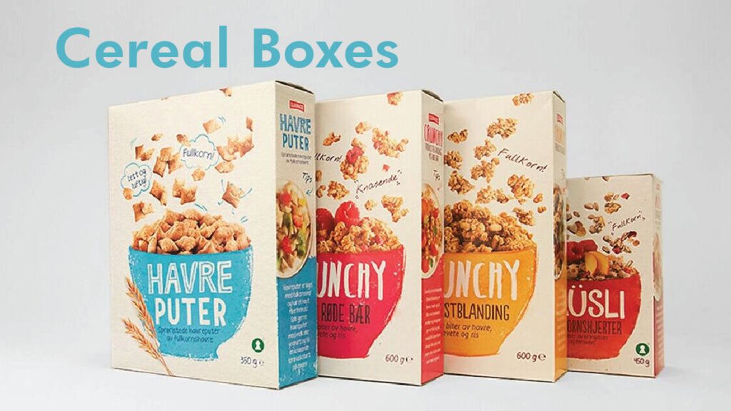 Custom Unique Cereal Boxes Packaging Wholesale