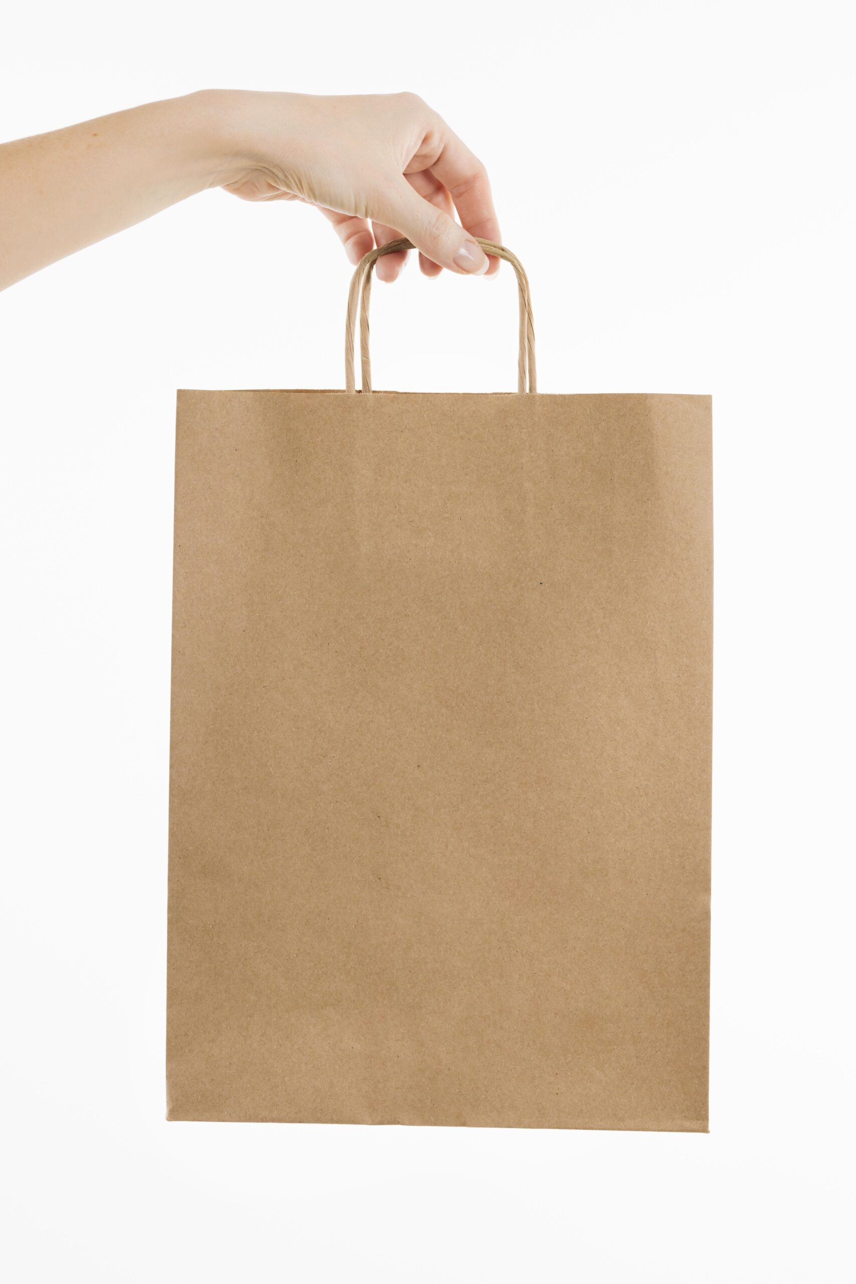 Custom Paper Bags Wholesale Brown Poly Paper Bags