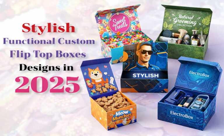 7 Stylish & Functional Custom Flip Top Boxes Designs in 2025 - Claws ...