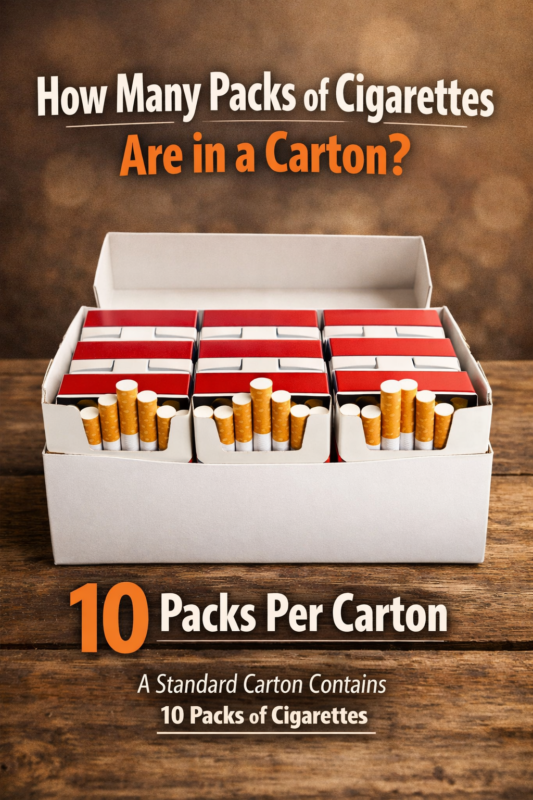 How Many Packs of Cigarettes are in a Carton