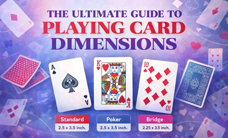 Playing Cards Dimensions