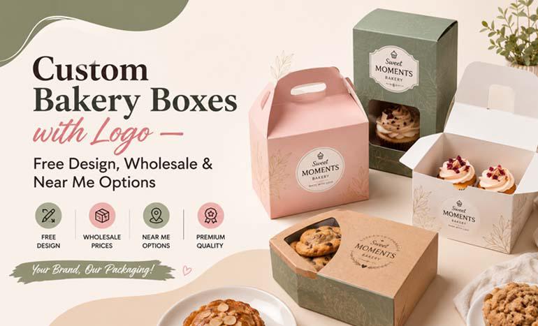 Custom Bakery Boxes Wholesale With Logo