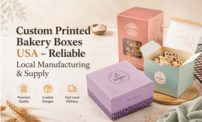 Custom Printed Bakery Boxes Wholesale