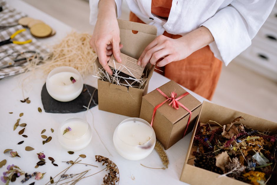 custom candle boxes wholesale packaging