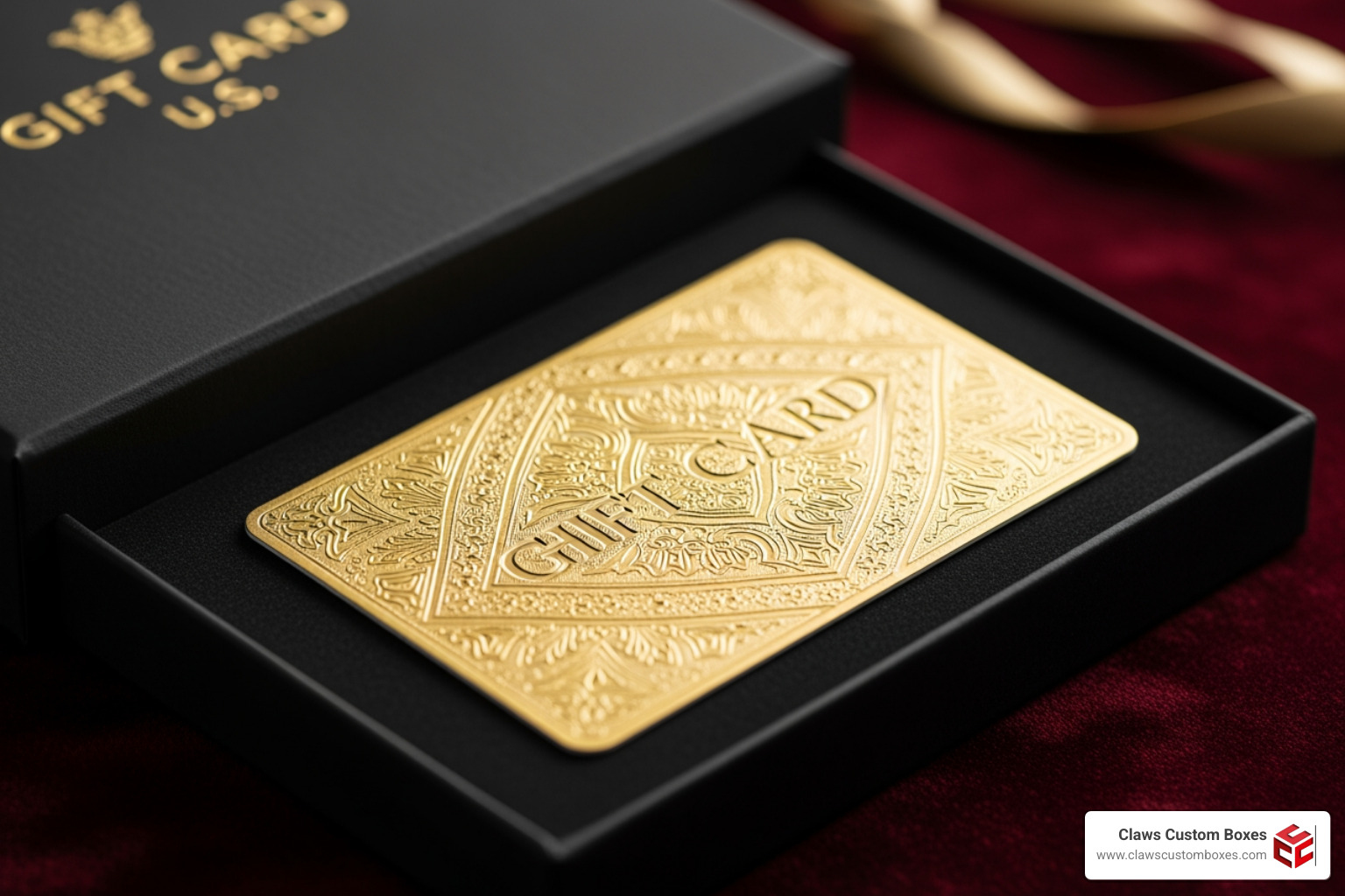 embossing secrets custom gift card presentation luxury