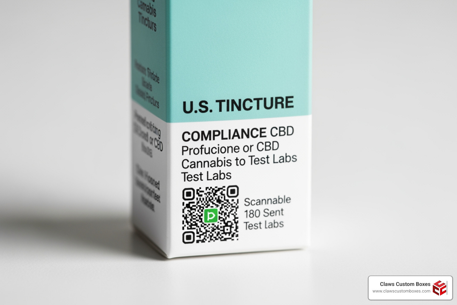 compliance QR code tincture boxes