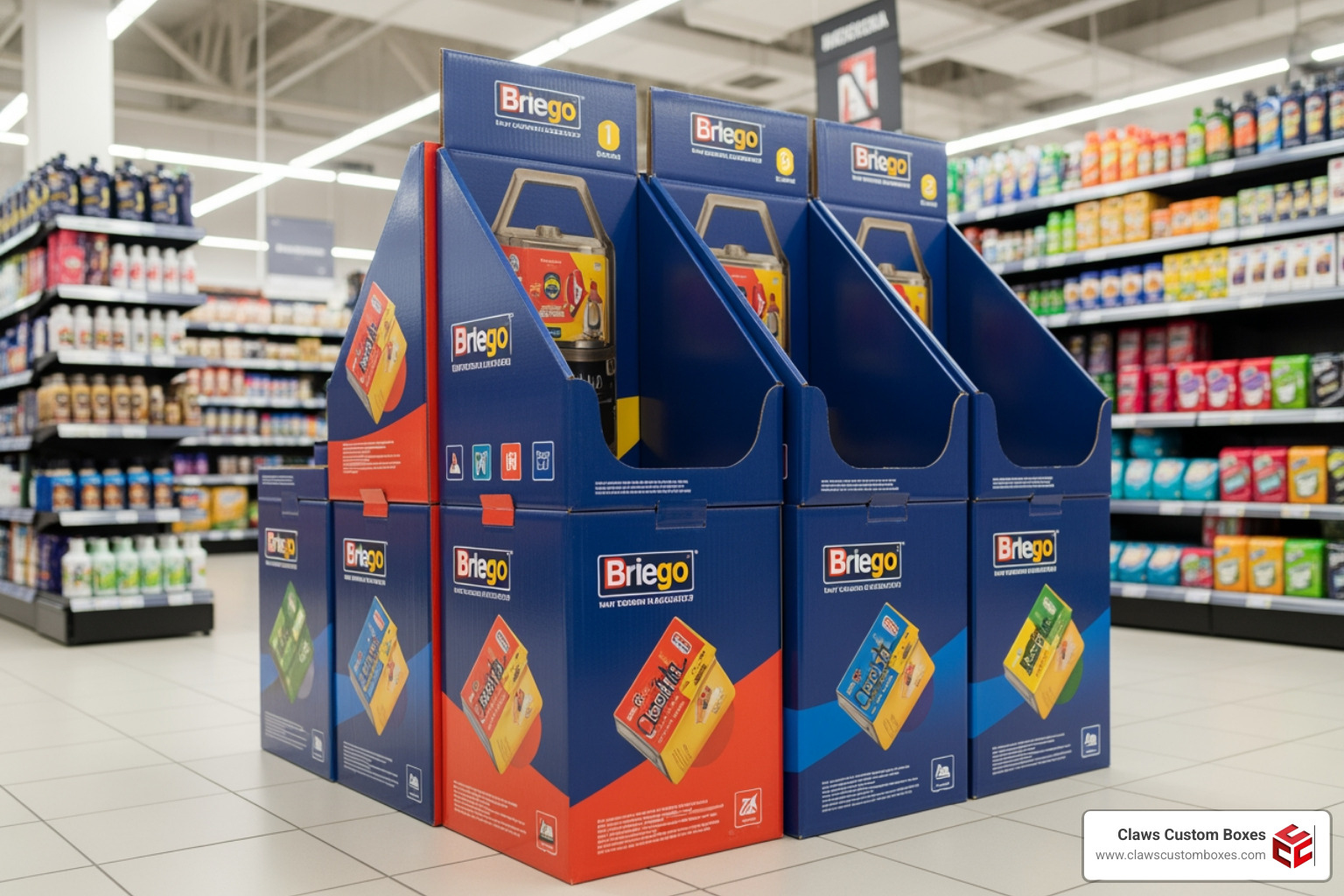 sturdy high-impact retail display boxes