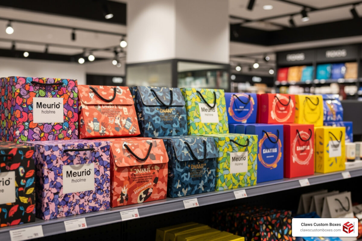 custom printed retail packaging